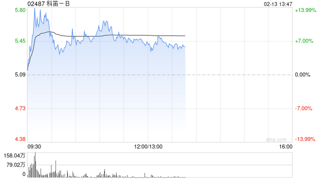 科笛-B午前涨超6% 机构称短期毛发及妆品增势驱动收入增长